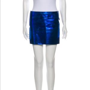 Electric blue authentic  Versace kiki skirt New